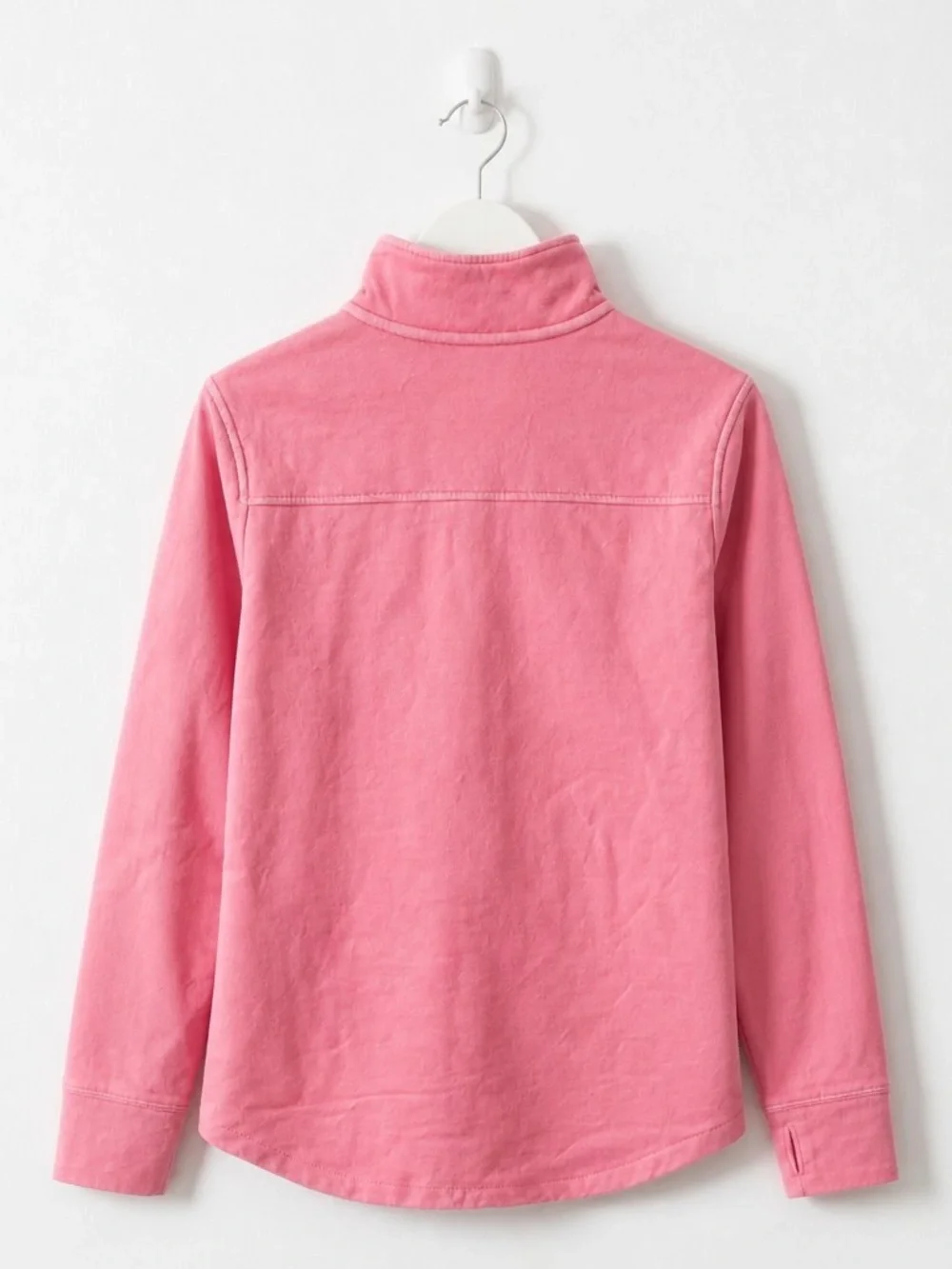 Vineyard Vines “Washed Neon” Pink 1/4 Zip Pullover NEW - Picture 3 of 6